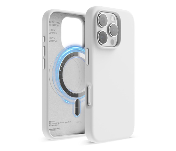 Elago Magnetic Silicone do iPhone 16 Pro White ES16MSSC63PRO-WH - 1278783 - zdjęcie